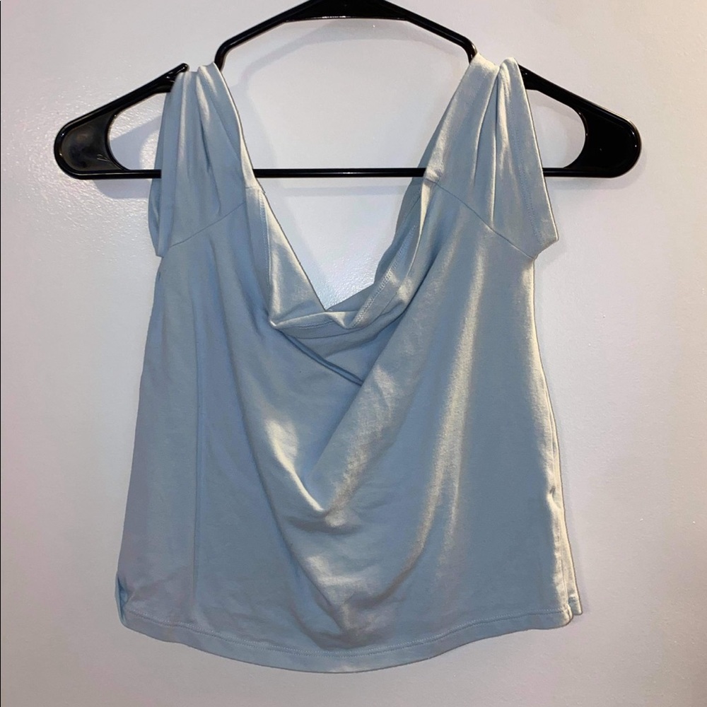 Pacsun basics off the shoulder crop